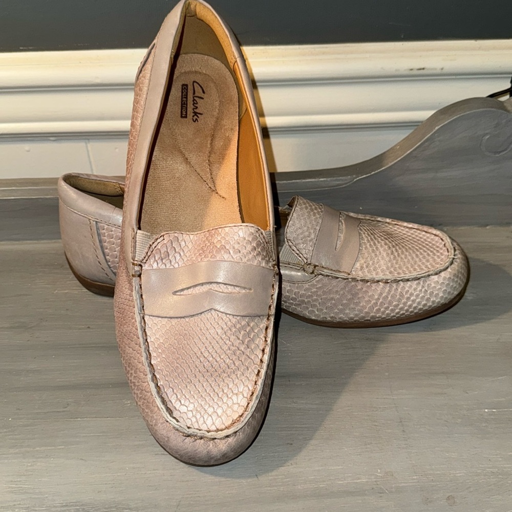 Clarks Collection Leather Loafers
